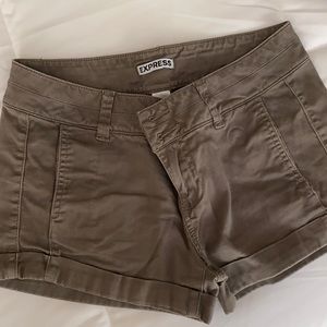 Express, olive colored shirts - EUC